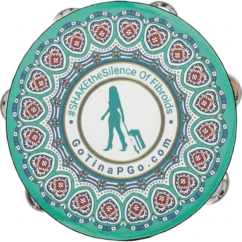 The Official Tina P #SHAKEtheSilence Awareness Tambourine