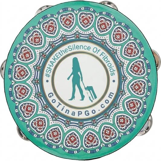 The Official Tina P #SHAKEtheSilence Awareness Tambourine